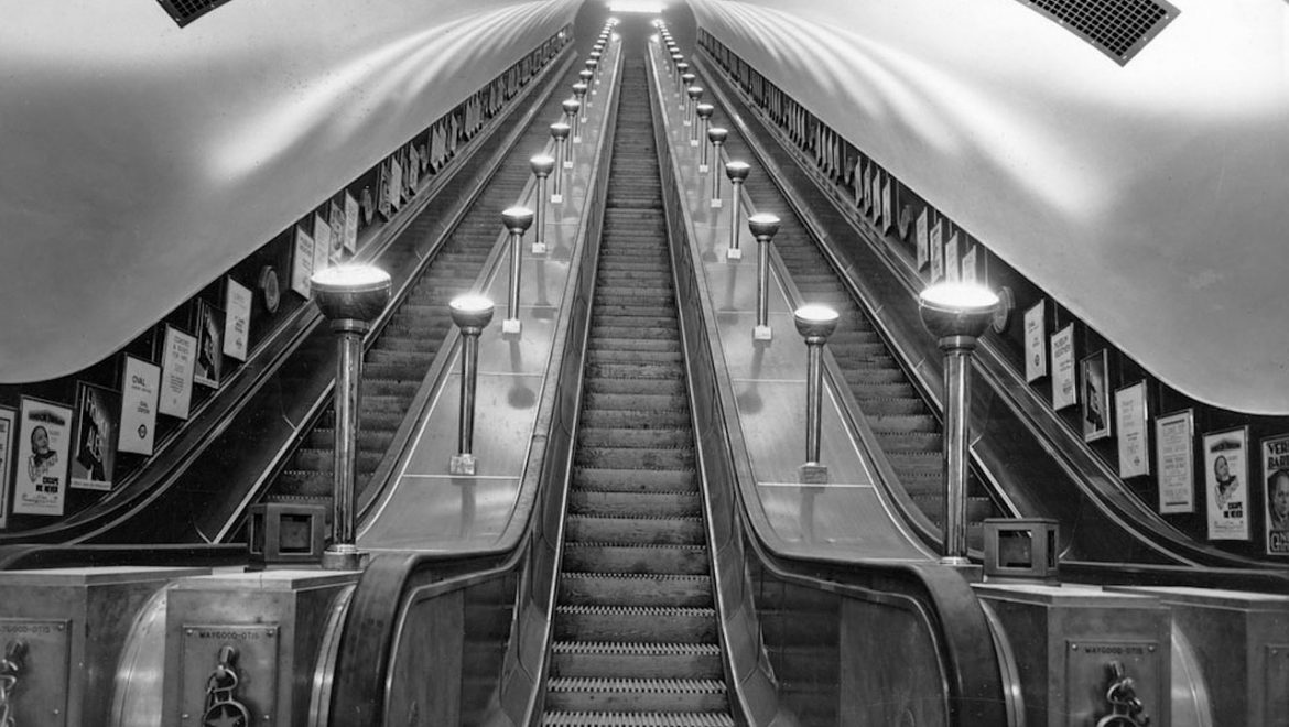 London Underground escalator